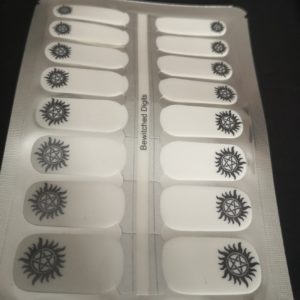 clear overlay supernatural anti possession nail wrap
