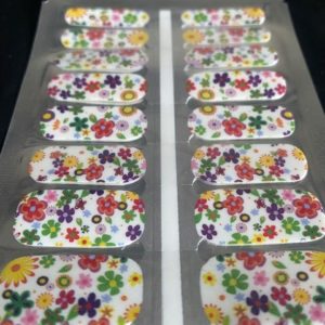 flower child nail wrap