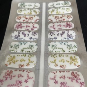 daisy chain nail wrap