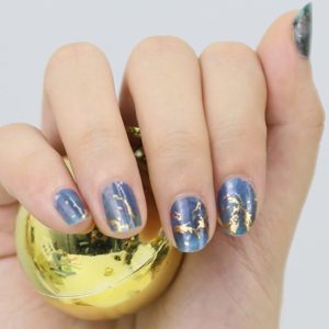 Magic mirror nail wraps
