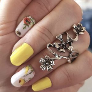 spring meadow nail wrap