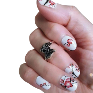 cherry blossom nail wrap