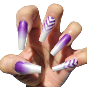 chevron nail wrap