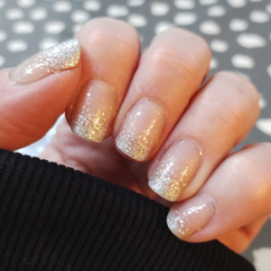 silver glitz tips nail wraps