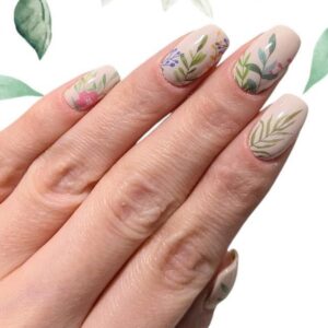 terrarium nail wrap
