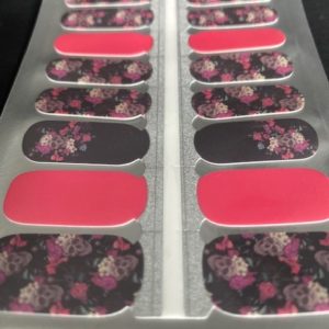 Death and roses nail wrap