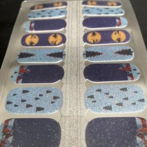 Santa's coming nail wrap