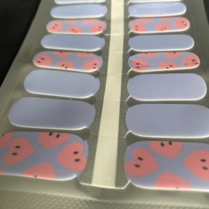 Sweetheart nail wrap