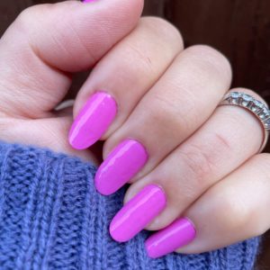 wednesdays pink nail polish wrap strip