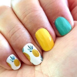 pineapple passion nail wrap