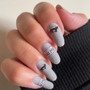 driver picks the music supernatural nail wrap