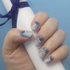 graduation day nail wrap