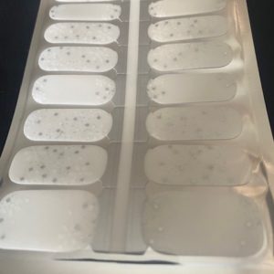 First snowfall nail wrap