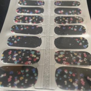 Hearts in darkness nail wrap