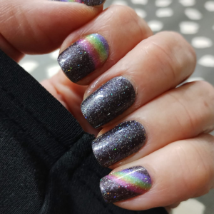 cosmic rainbow nail wraps