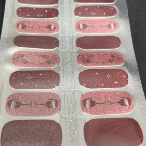 mulled wine christmas nail wrap