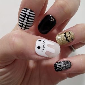 spooky cuties halloween nail wrap