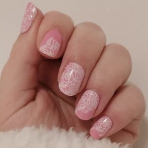 rosa nail wrap