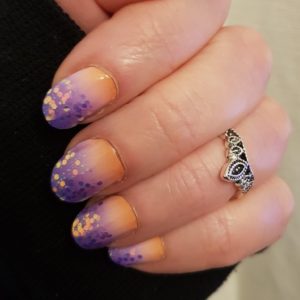 sunset strip nail wrap