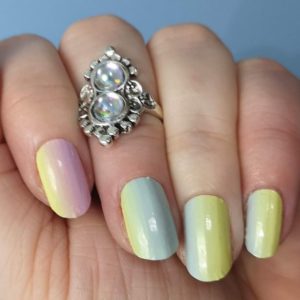 ombre pastels nail wrap