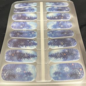 Winter twinkle nail wrap