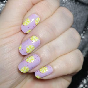 when life gives you lemons nail wrap