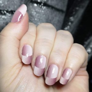 twice ombre nail wrap pink