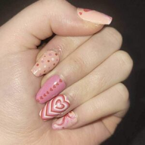 galentines nail wrap
