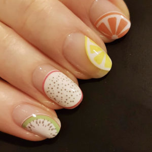 freaky fruits nail wrap
