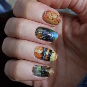 sunset scenes nail wrap