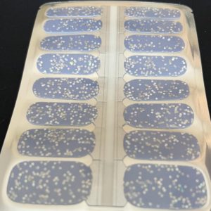 periwinkle nail wrap