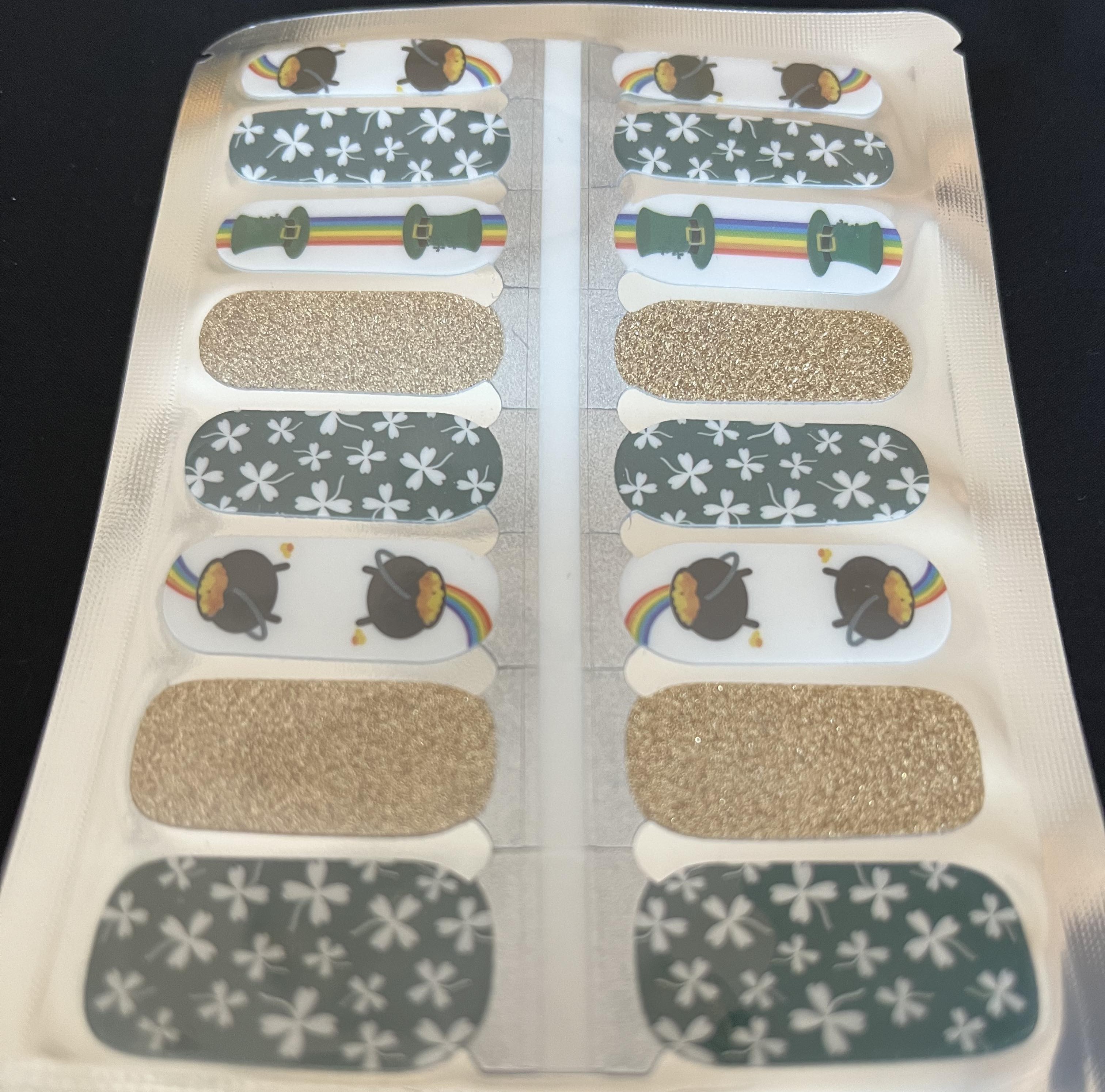 the end of the rainbow nail wrap