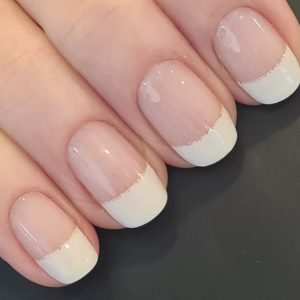 french glitz curved tips nail wrap