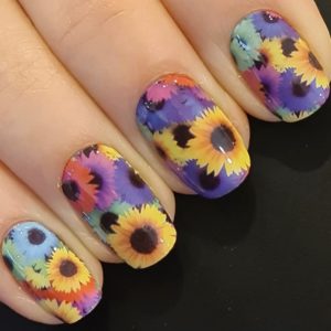 partyflowers nail wrap