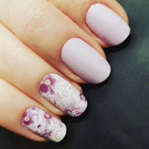 lilac love nail wrap