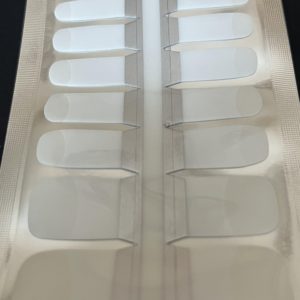 classic french pedi toe nail wrap