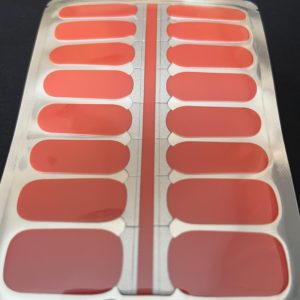 Orange crush nail wrap