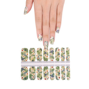 Field of daisies nail wrap