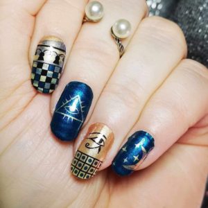 Egyptian dreams nail wrap