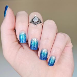 Glacier nail wrap