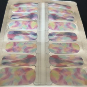 watercolour wishes nail wrap