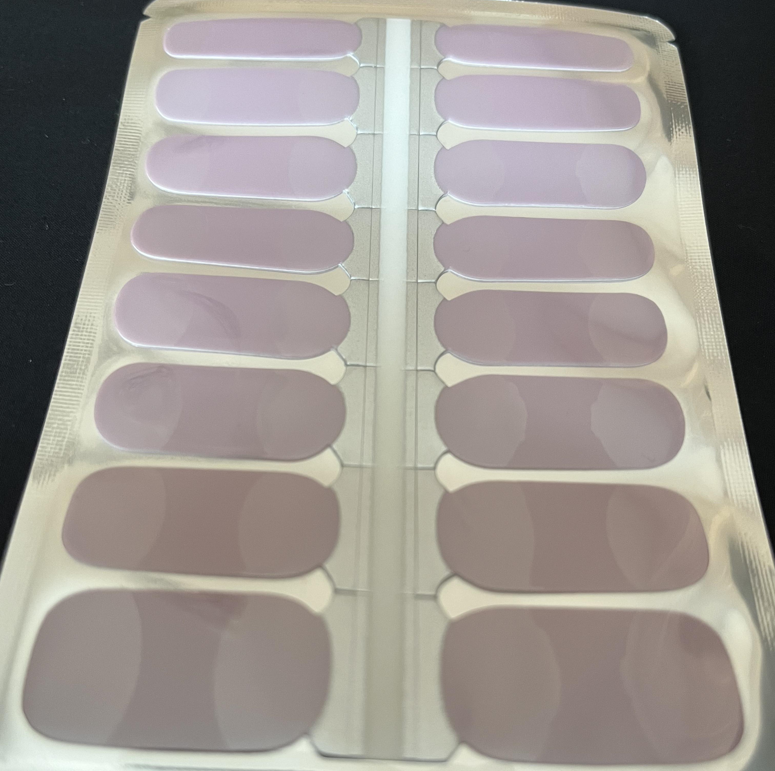 Blush tips nail wrap