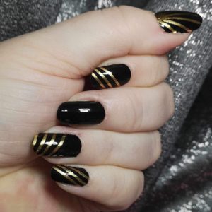 Roaring twenties nail wrap