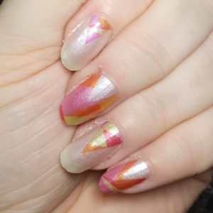 Neapolitan nail wrap