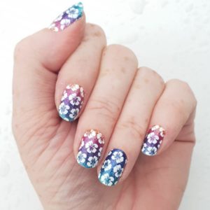 Flower power nail wrap