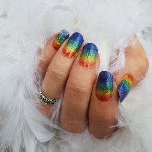 melting glitz nail wrap