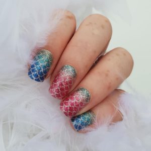 mermaid magic nail wrap