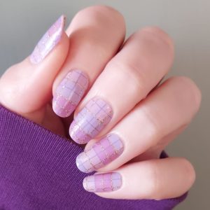 princess scotland nail wrap