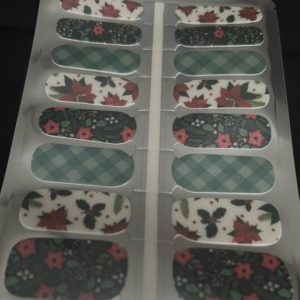 Winter garden nail wrap