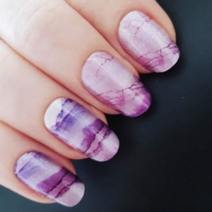 marble magic nail wrap